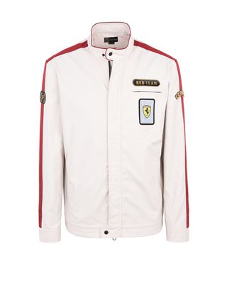Scuderia Ferrari Online Store - Paddock collection men’s bomber jacket - Bombers & Track Jackets