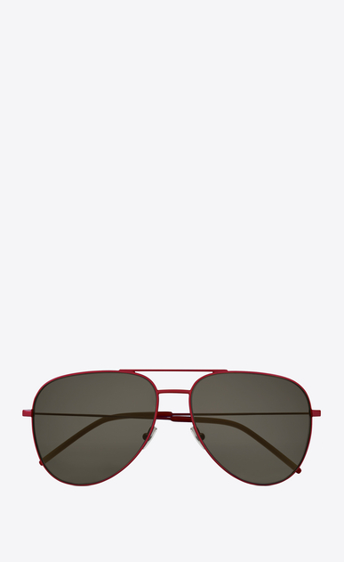 SAINT LAURENT CLASSIC E Classic 11 red and gray sunglasses a_V4