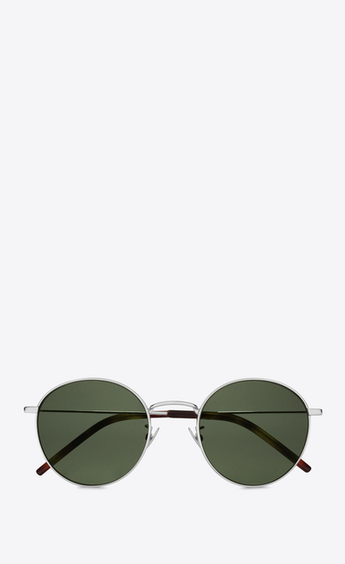 SAINT LAURENT クラシック E クラシック 250 サングラス(シルバー/グリーン) a_V4