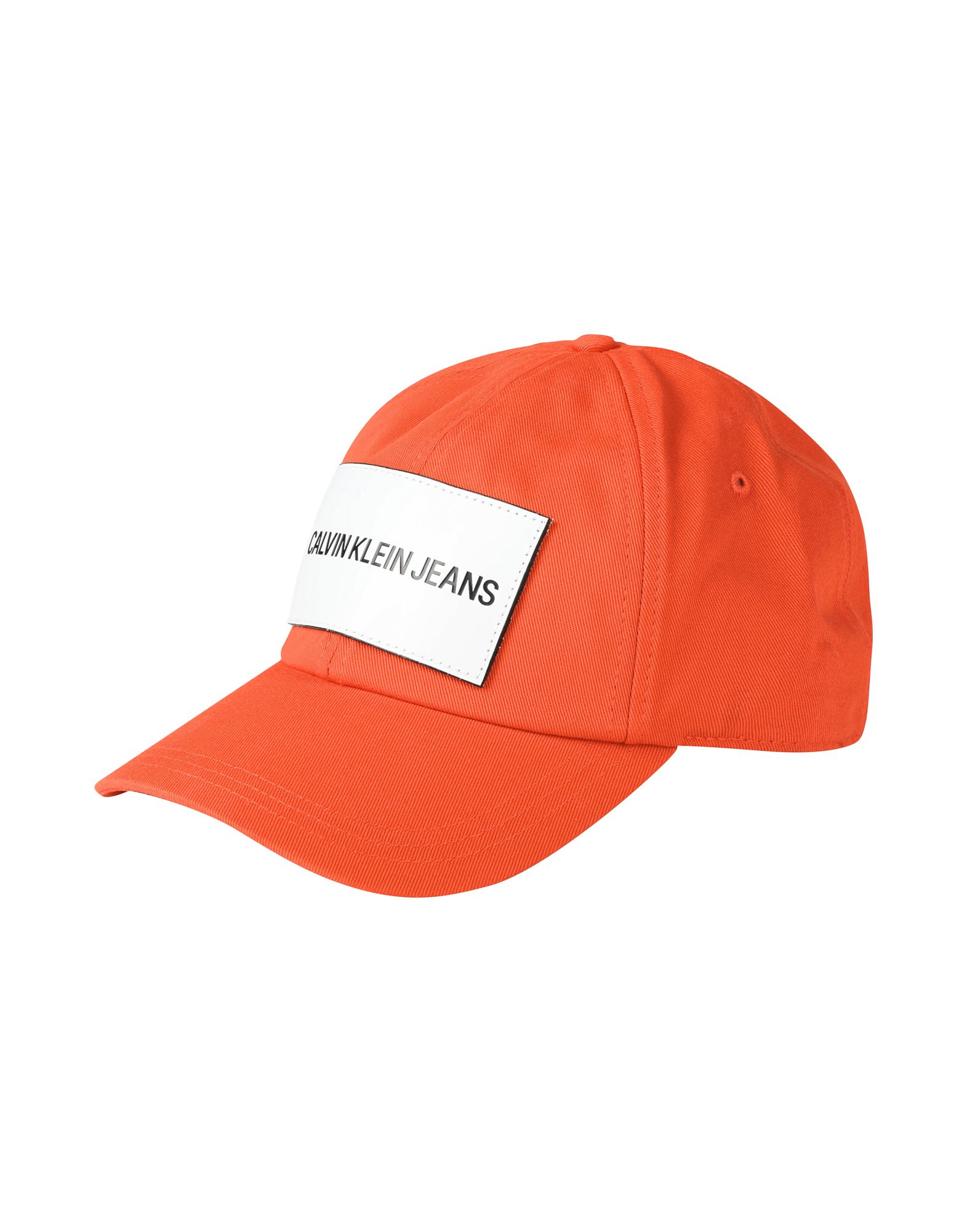 《送料無料》CALVIN KLEIN JEANS Unisex 帽子 オレンジ one size コットン 100%
