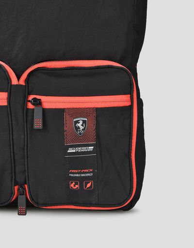 Scuderia Ferrari Online Store - Fold-away backpack with front pockets - Regular Rucksacks