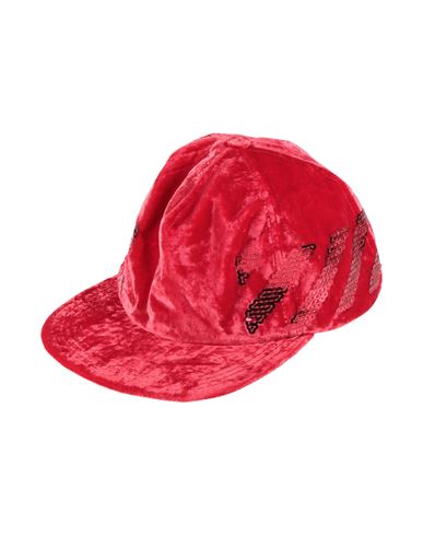 Off-white Woman Hat Red Size Onesize Viscose, Silk