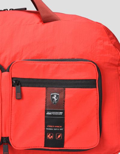 Scuderia Ferrari Online Store - Folding bag with contrasting details - Duffle Bags