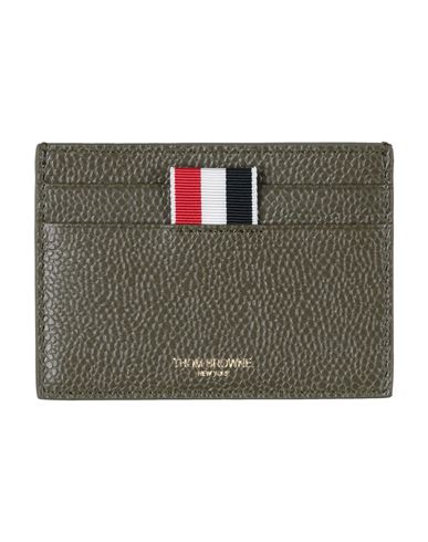 Man Cardholder Military green Size - Leather