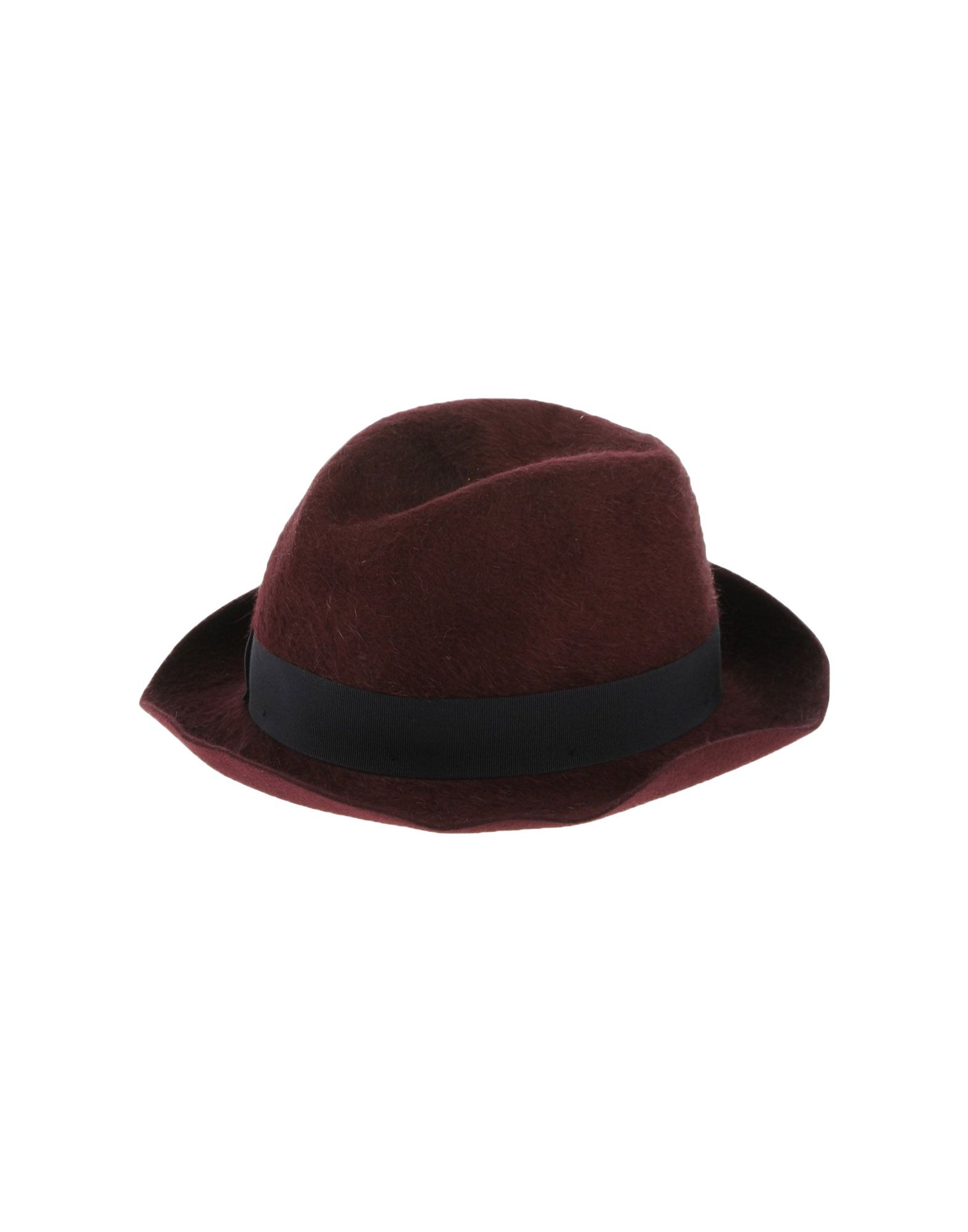 《送料無料》BORSALINO メンズ 帽子 ディープパープル S 紡績繊維