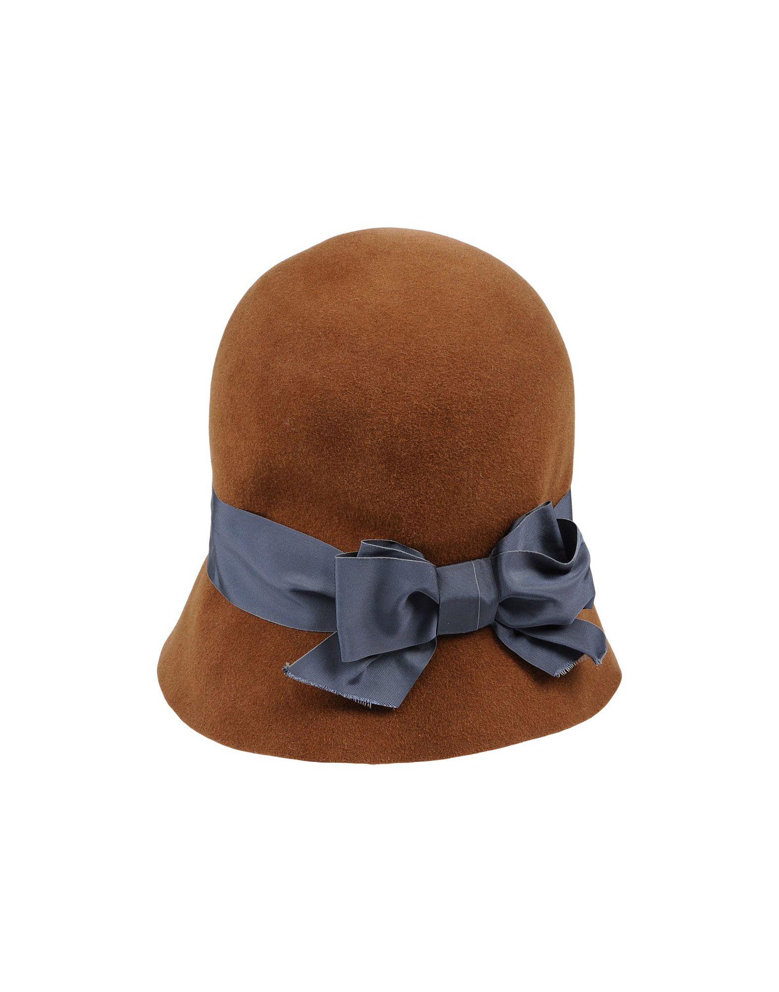 《送料無料》PATRIZIA FABRI レディース 帽子 ブラウン 56 紡績繊維