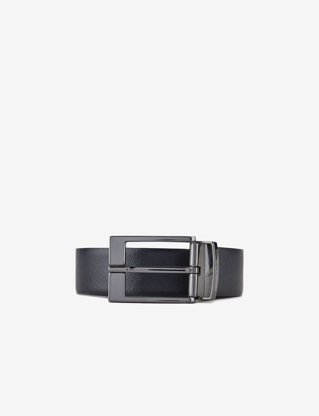 Armani Exchange Cintura Blu Navy Bovino