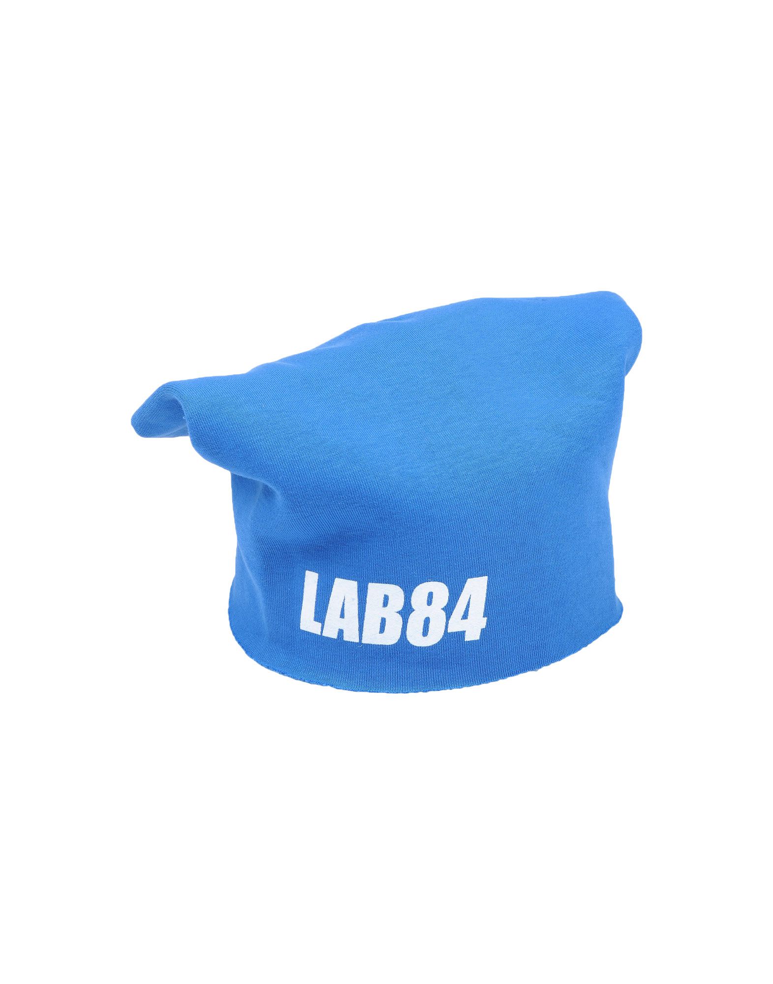 《送料無料》LAB84 メンズ 帽子 ブルー one size コットン 100%