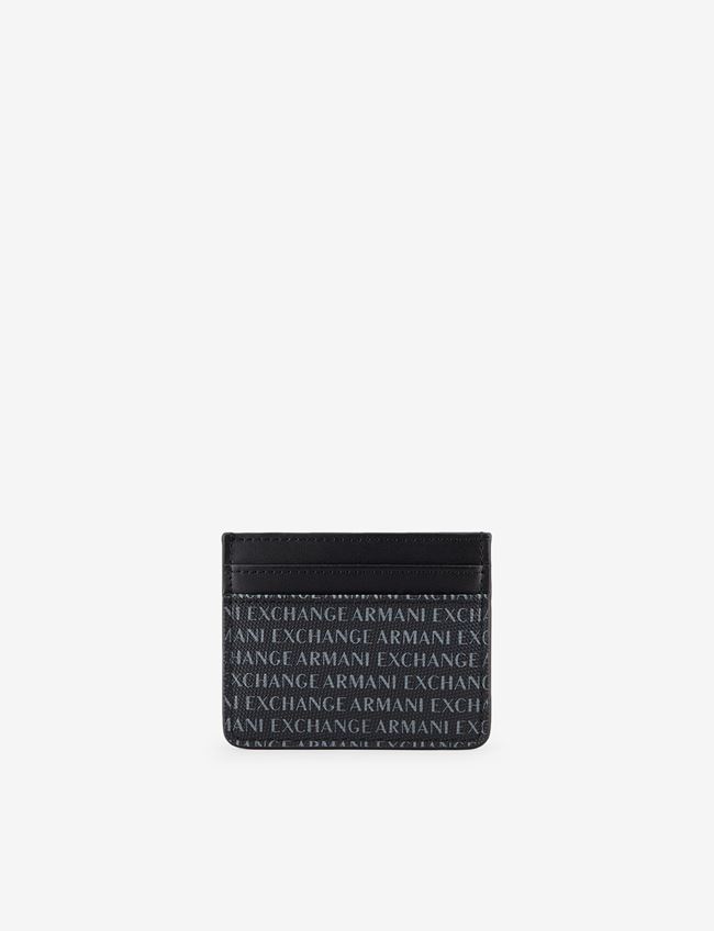 Armani Exchange Wallet Black Polyester