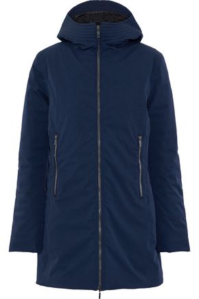 FUSALP FUSALP WOMAN ARGENTIERE SHELL DOWN HOODED JACKET NAVY