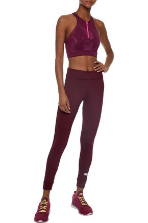 Adidas By Stella Mccartney Up To 70 Off Us The Outnet Adidas By Stella Mccartney Flocked Stretch Sports Bra