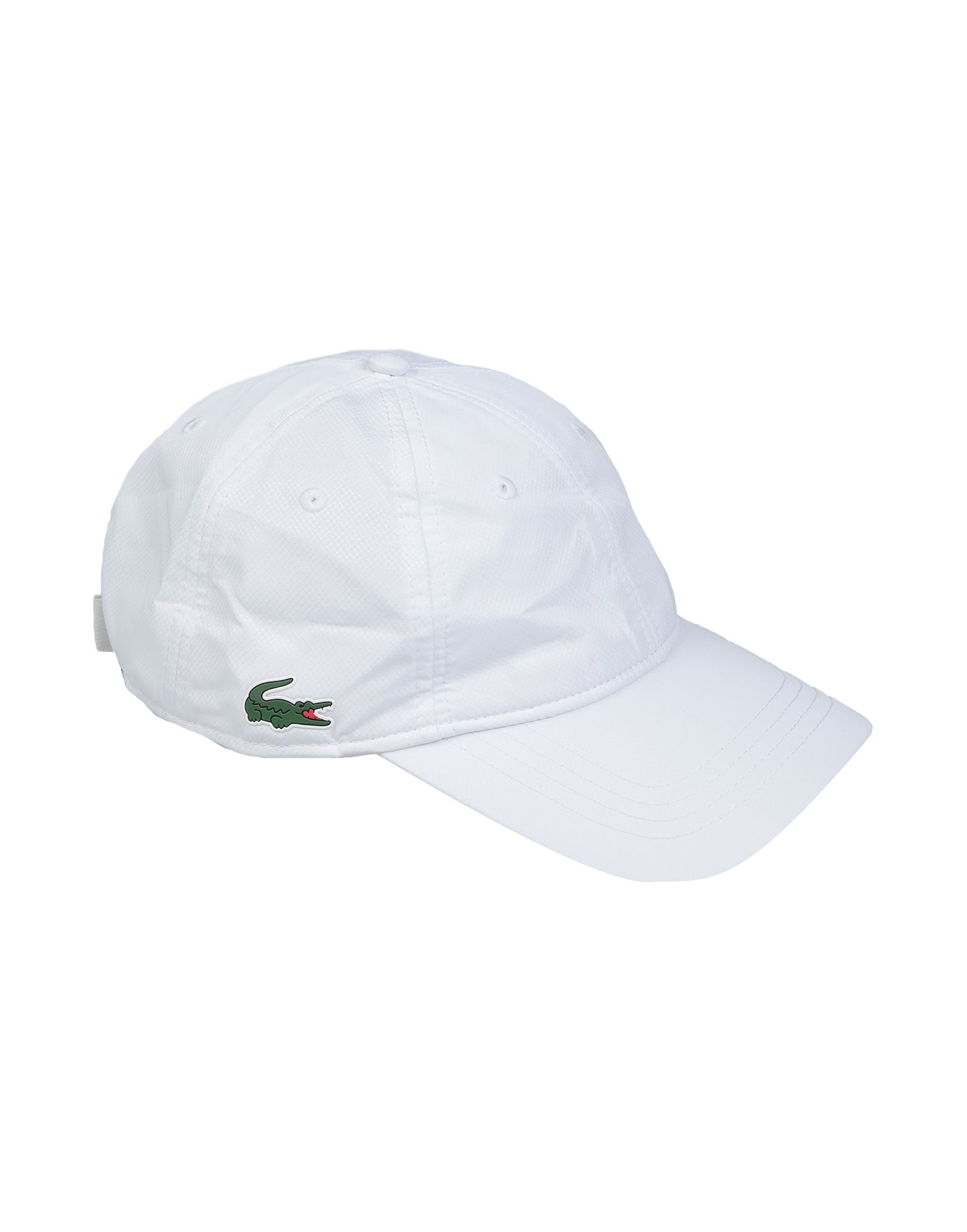 white lacoste hat