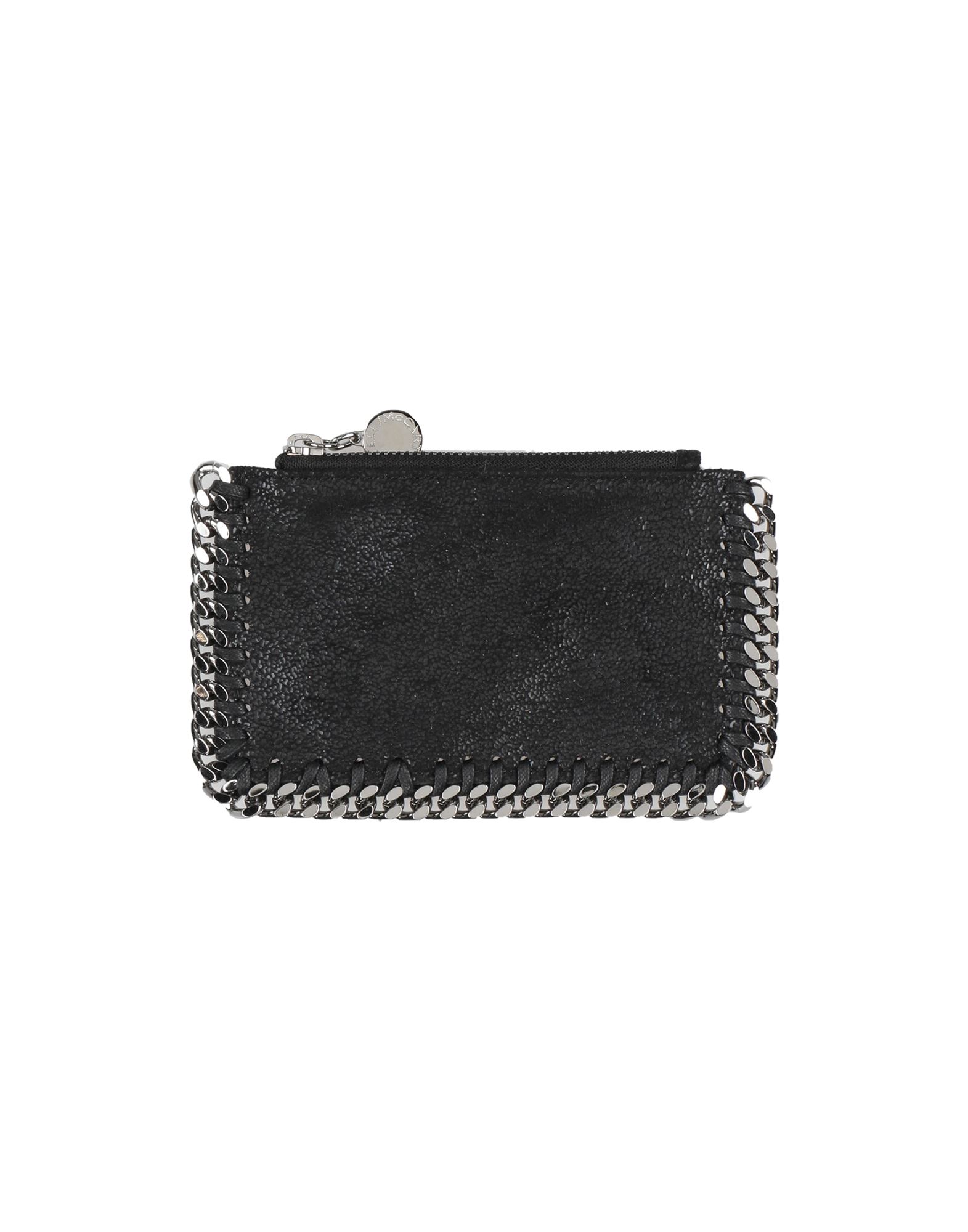 Stella Mccartney Falabella Card Holder In Black