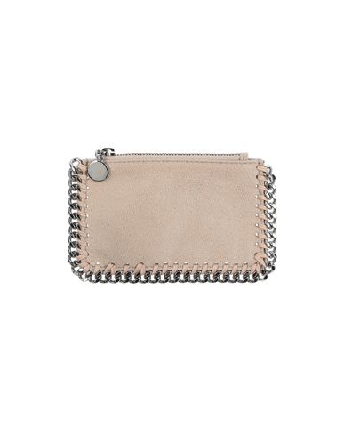 Woman Cardholder Beige Size - Textile fibers