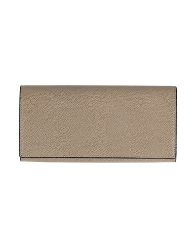 Valextra Woman Wallet Taupe Size - Leather