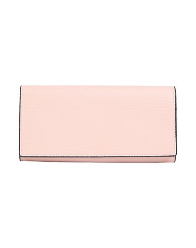 Valextra Woman Wallet Light Pink Size - Leather