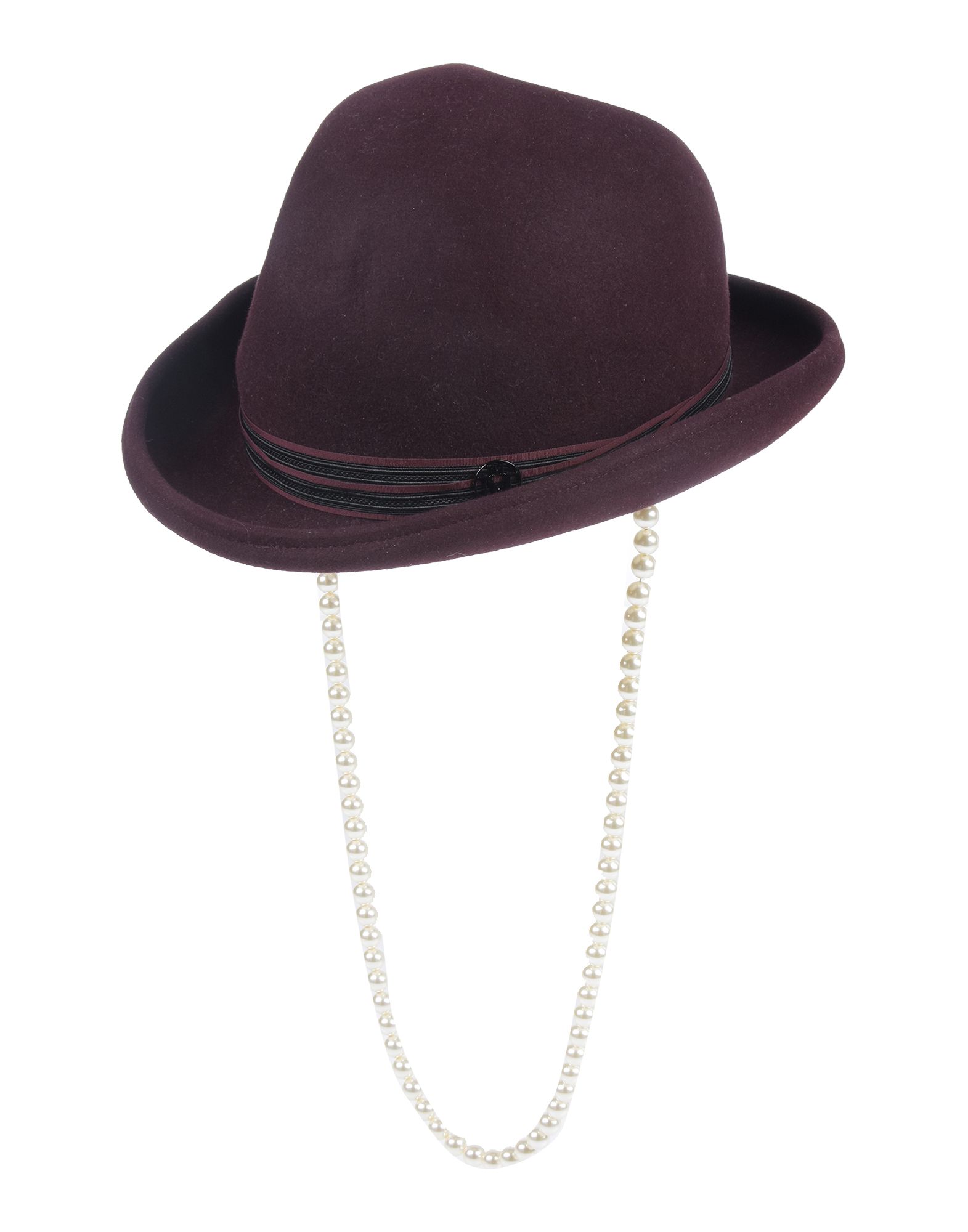 《送料無料》MAISON MICHEL レディース 帽子 ボルドー S 紡績繊維
