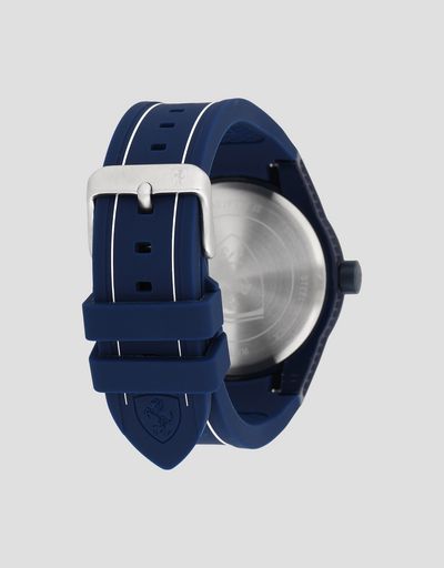 Scuderia Ferrari Online Store - RedRev watch in blue with white detailing - Quartz Watches