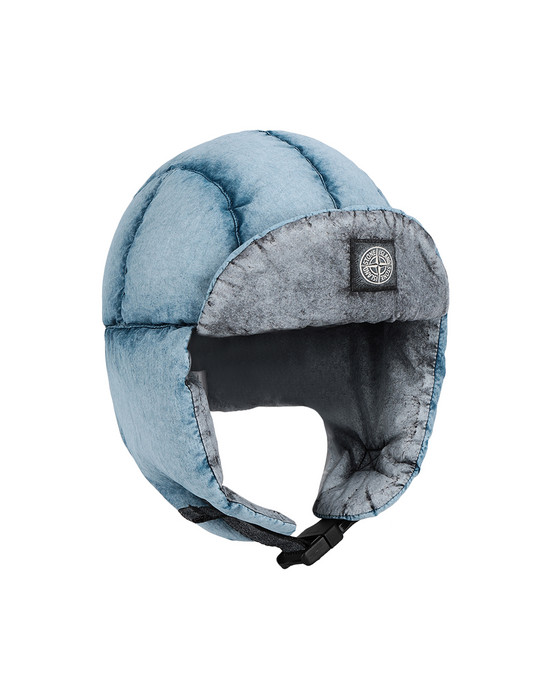 46608246nq - ACCESSORIES STONE ISLAND JUNIOR Hat 90138 TELA NYLON DOWN WITH DUST COLOR FROST FINISH STONE ISLAND JUNIOR - 0