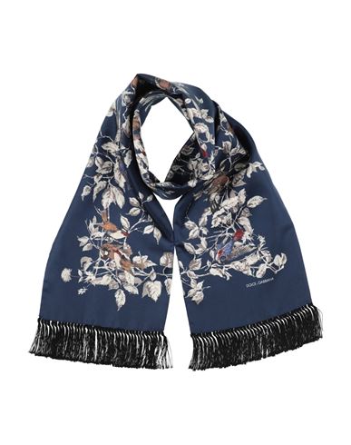 Dolce & Gabbana Woman Scarf Blue Size - Silk