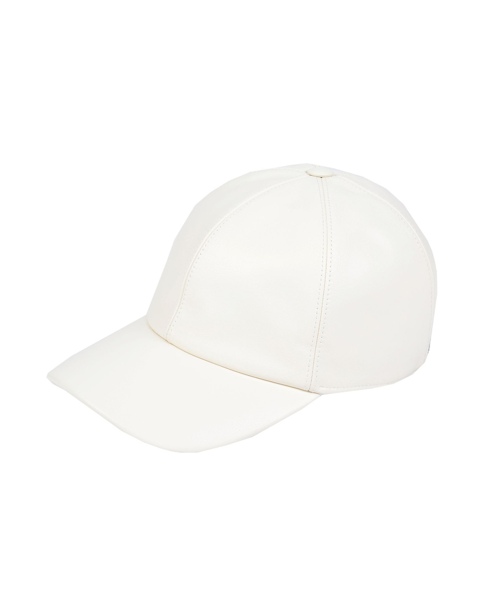 《送料無料》UMIT BENAN メンズ 帽子 ホワイト one size 革 100%