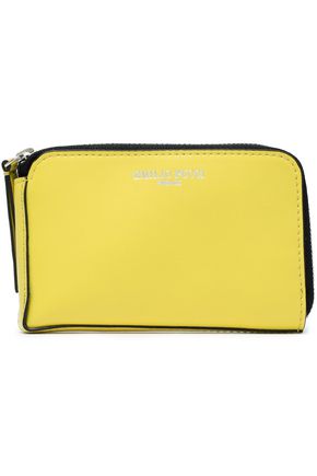 EMILIO PUCCI WOMAN LEATHER WALLET PASTEL YELLOW,GB 4146401444578825