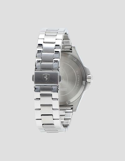 Scuderia Ferrari Online Store - Pilota steel watch with blue dial - Quartz Watches