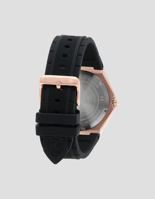 Scuderia Ferrari Online Store - Aspire watch in rose gold tone with black dial - Quartz Watches
