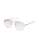 LE SPECS Damen Sonnenbrille Farbe Gold Gr��e 1
