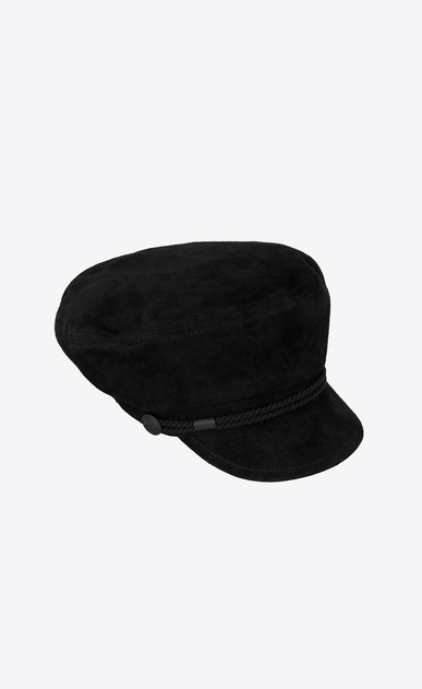 Sailor cap in suede