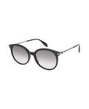 ALEXANDER MCQUEEN Damen Sonnenbrille Farbe Schwarz Gr��e 1