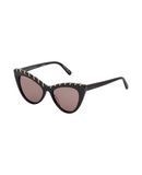 STELLA McCARTNEY Damen Sonnenbrille Farbe Dunkelbraun Gr��e 1