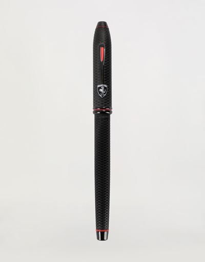 Перьевая ручка Cross Townsend Scuderia Ferrari с чёрным вакуумным напылением и