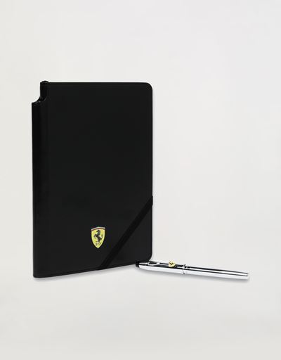 Scuderia Ferrari Online Store - Cross Century II Scuderia Ferrari rollerball pen and faux black leather notepad set - Roller Pens