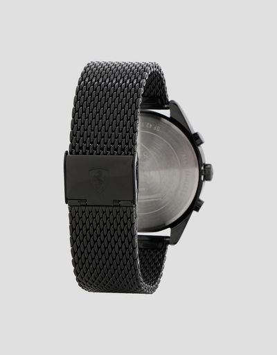 Scuderia Ferrari Online Store - Abetone multifunction watch with black wrist strap - Quartz Multifunctional Watch