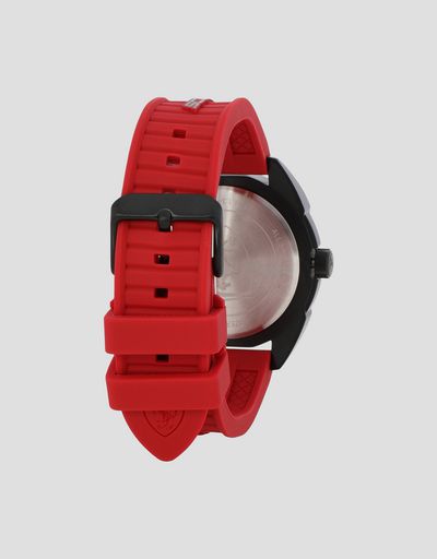 Scuderia Ferrari Online Store - Multifunctional Forza watch with red detailing - Quartz Multifunctional Watch