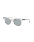 RAY-BAN Unisex Sonnenbrille Farbe Transparent Gr��e 14