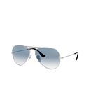 RAY-BAN Herren Sonnenbrille Farbe Silber Gr��e 7