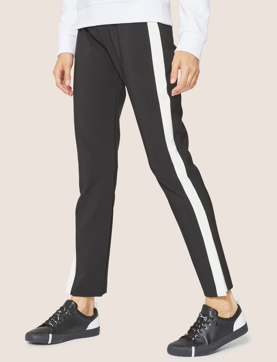 Armani Exchange SIDE STRIPE SPLIT SEAM PANT, Jogger for Women AX