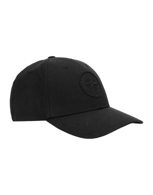 mens black stone island cap