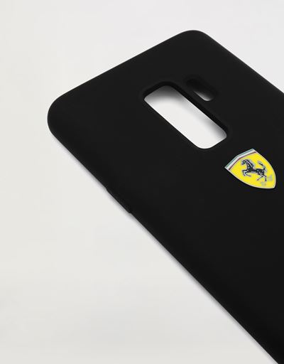 Scuderia Ferrari Online Store - ブラックシリコン Samsung Galaxy S9 Plusハードケース - スマートフォンアクセサリー
