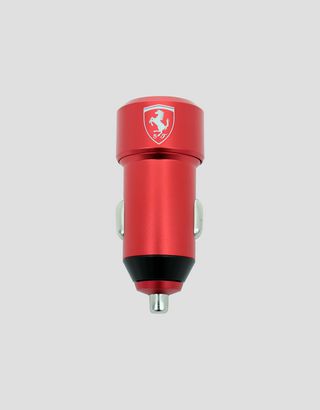 Ferrari Red Car Charger With Two Usb Ports Unisex Scuderia Ferrari