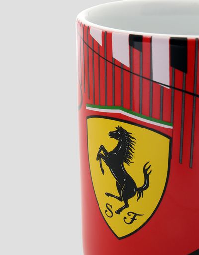 Scuderia Ferrari Online Store - Scuderia Ferrari Race Track ceramic mug - Mugs & Cups