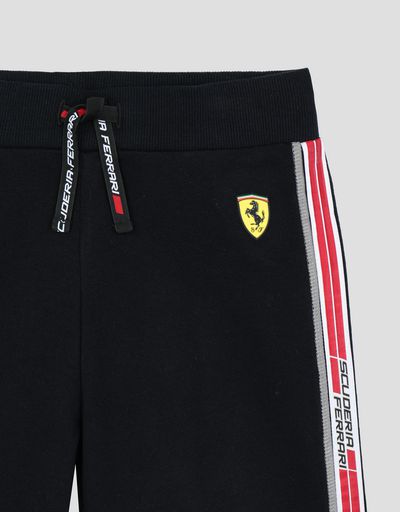 Scuderia Ferrari Online Store - Short junior en French Terry avec <i>Icon Tape</i> - Shorts