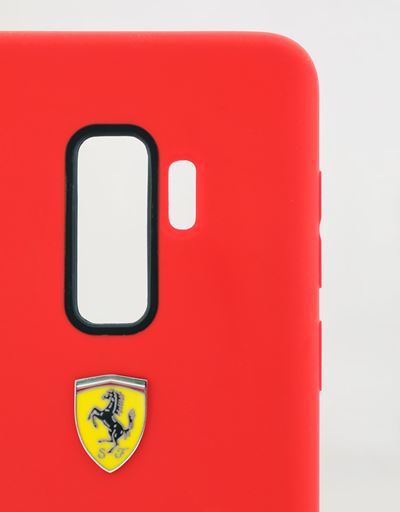 Scuderia Ferrari Online Store - Samsung Galaxy S9 Plus 红色硅胶硬质手机壳 - 智能手机配饰