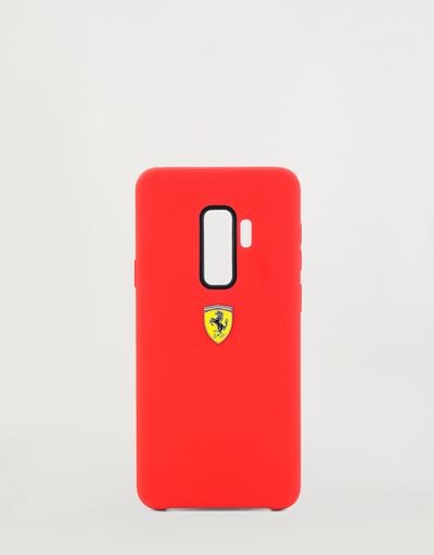 Funda rígida de silicona de color rojo para Samsung Galaxy S9 Plus