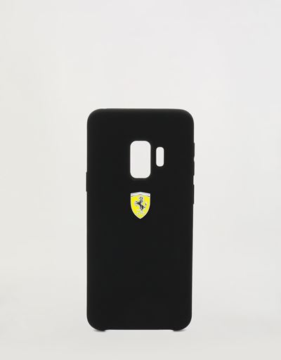 Funda rígida de silicona de color negro para Samsung Galaxy S9