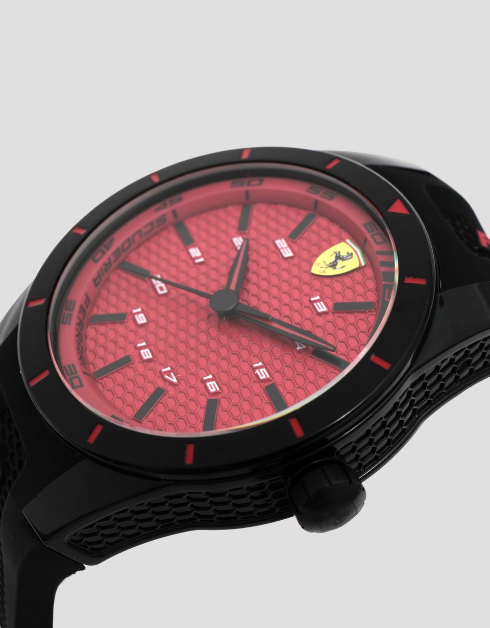 Ferrari Set of two Scuderia Ferrari RedRev watches with different