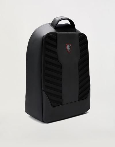 Scuderia Ferrari Online Store - Men’s technical fabric Hyperformula backpack with padded inserts - Regular Rucksacks