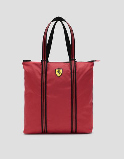 Borsa a spalla in tessuto tecnico water resistant